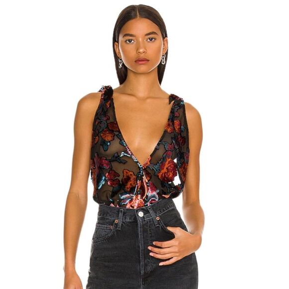 Free People Tied To You Tank Dark Combo Size XS‎ - Picture 1 of 7